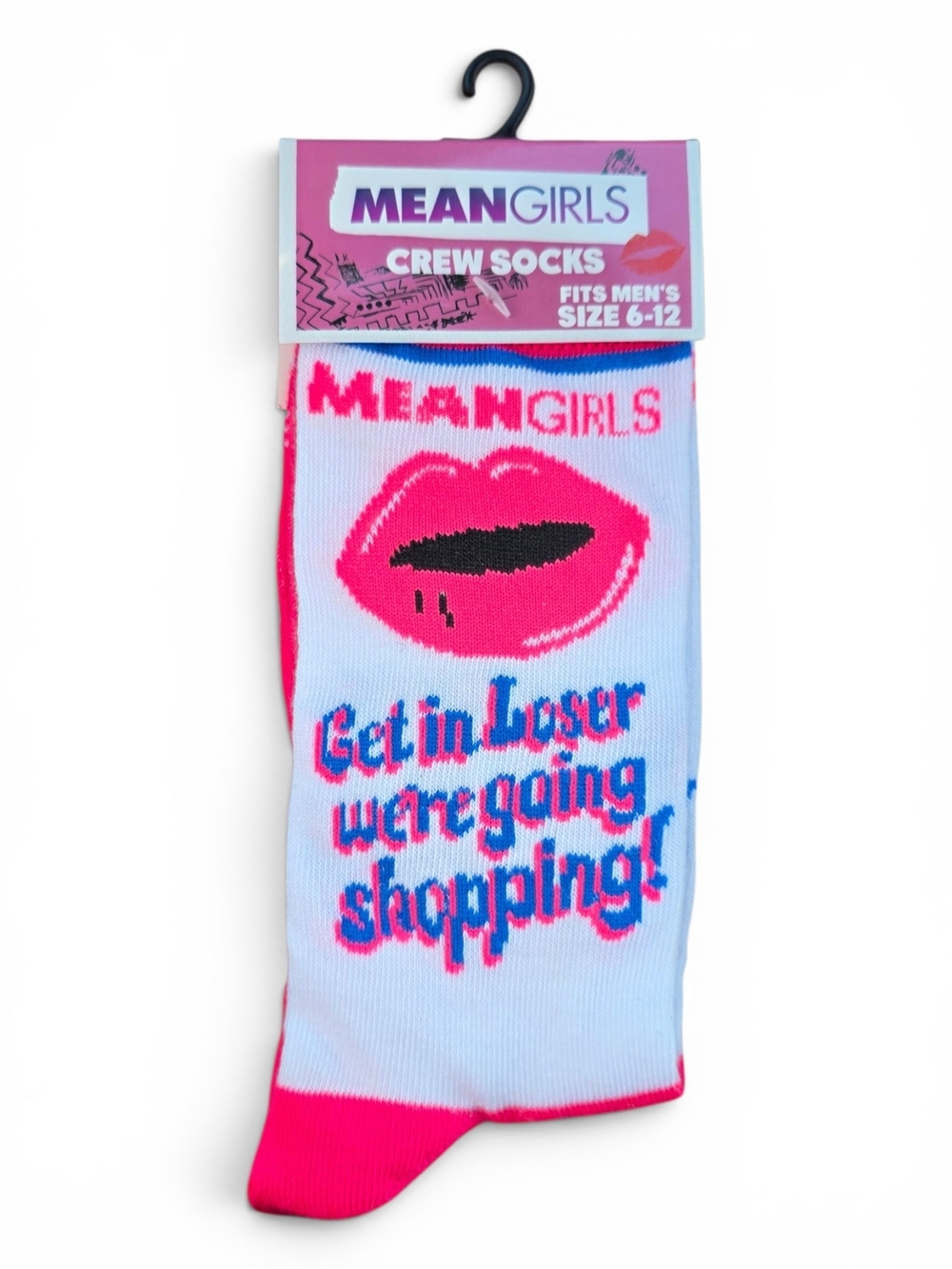 NEW Mean Girls Unisex Movie Quote Crew Socks